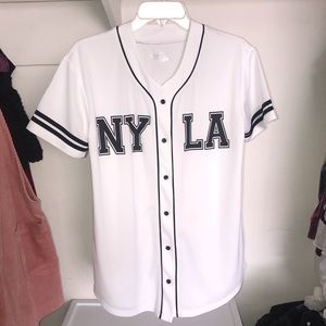 Button up jersey shirt